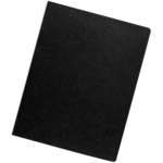 Linen Presentation Covers - Oversize, Black, 50 pack__Linen Black Ovr LF.png
